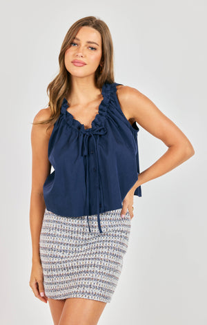 SADIE AND SAGE Women's Top Sadie And Sage Hometown Gathered Top || David's Clothing