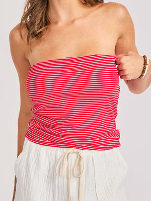 SADIE AND SAGE Women's Top Sadie and Sage Jukebox Knit Tube Top