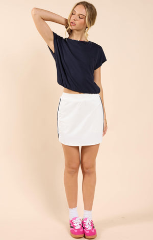 SADIE AND SAGE Women's Top Sadie And Sage On My Mind Elastic Hem Knit Top || David's Clothing