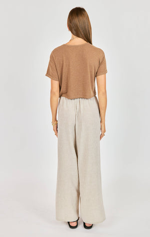 SADIE AND SAGE Women's Top Sadie and Sage Sand Toys Cropped Tee