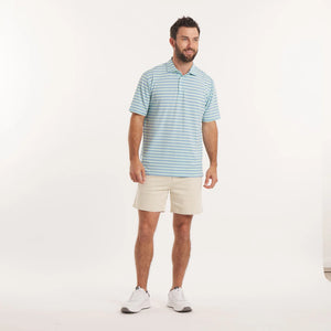 SOUTHERN MARSH COLLECTION Men's Polo Southern Marsh Bermuda Performance Polo - Grayton Stripe