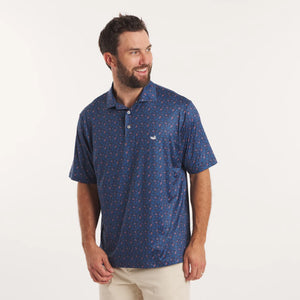 SOUTHERN MARSH COLLECTION Men's Polo Southern Marsh Flyline Performance Polo - Liberty