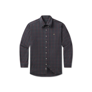 SOUTHERN MARSH COLLECTION Men's Sport Shirt NAVY/DK OLIVE / M Southern Marsh Chateau Windowpane Dress Shirt VCHWNVDL