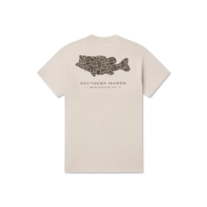 SOUTHERN MARSH COLLECTION Men's Tees Southern Marsh Originals - Camo - Bass Tee