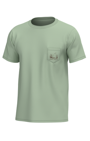 Southern Point Co. Men's Tees Southern Point Greyton Redfish Short Sleeve Tee