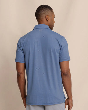 SOUTHERN TIDE Men's Polo Southern Tide Driver Coastal Geo Printed Polo