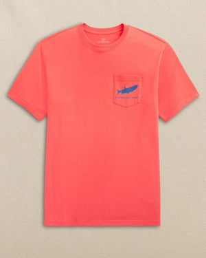 SOUTHERN TIDE Men's Tees Southern Tide Tarpon Southern Coastal Fishing Short Sleeve T-Shirt