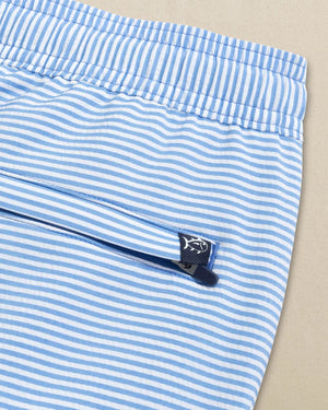 SOUTHERN TIDE Mens Shorts Southern Tide Seersucker Stripe Maritime Swim Trunk
