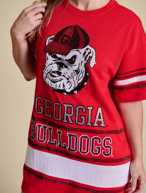 STEWART SIMMONS Women's Dresses Stewart Simmons Georgia The Sideline T-Shirt Dress