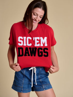 STEWART SIMMONS Women's Top Stewart Simmons The Boxy Chenille Shirt - Georgia || David's Clothing