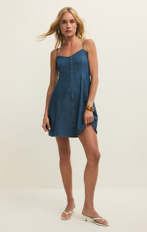 Z SUPPLY Women's Dresses Z Supply Angel Eyes Denim Mini Dress