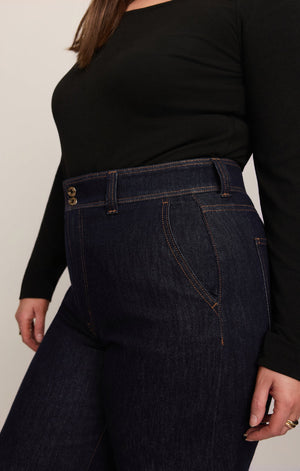 Z SUPPLY Women's Jeans Z Supply The Atelier High-Rise Trouser Denim