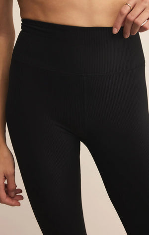 Z SUPPLY Women's Pants Z Supply Sporty Rib Ankle Legging || David's Clothing