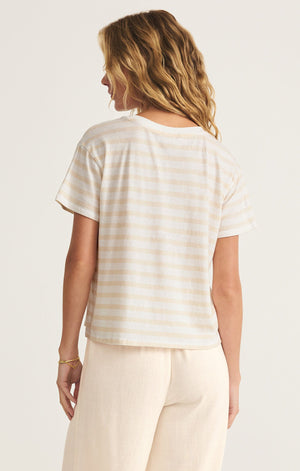 Z SUPPLY Women's Top Z Supply Go To Stripe Tee || David's Clothing