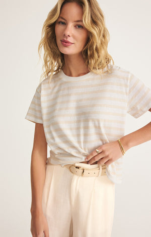 Z SUPPLY Women's Top Z Supply Go To Stripe Tee || David's Clothing