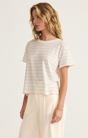 Z SUPPLY Women's Top Z Supply Go To Stripe Tee || David's Clothing