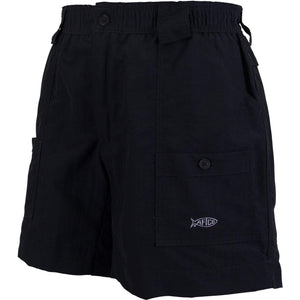 AFTCO MFG Men's Shorts Aftco Original Fishing Shorts -Black || David's Clothing