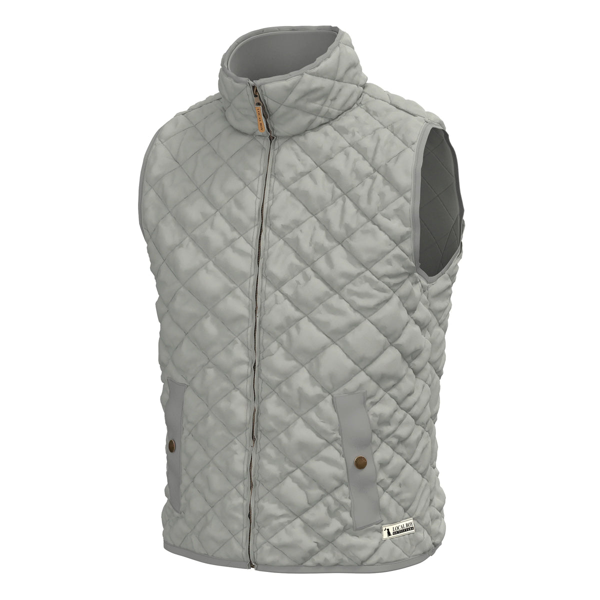 Local Boy Men's Diamond Quilted Vest