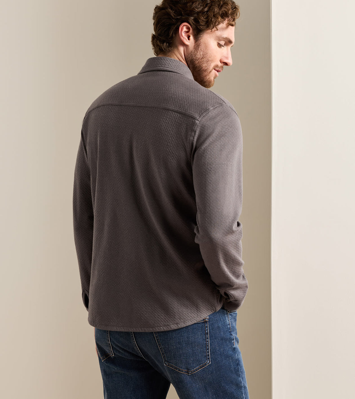 Peter Millar Ridgeline Knit Shirt Jacket