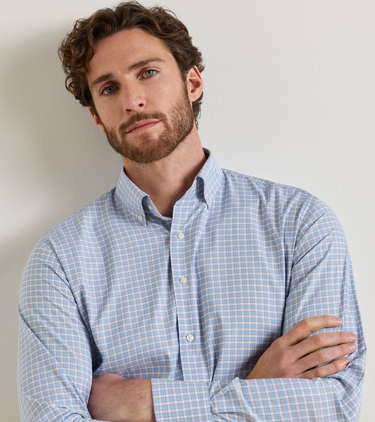 Peter Millar Charles Performance Twill Sport Shirt