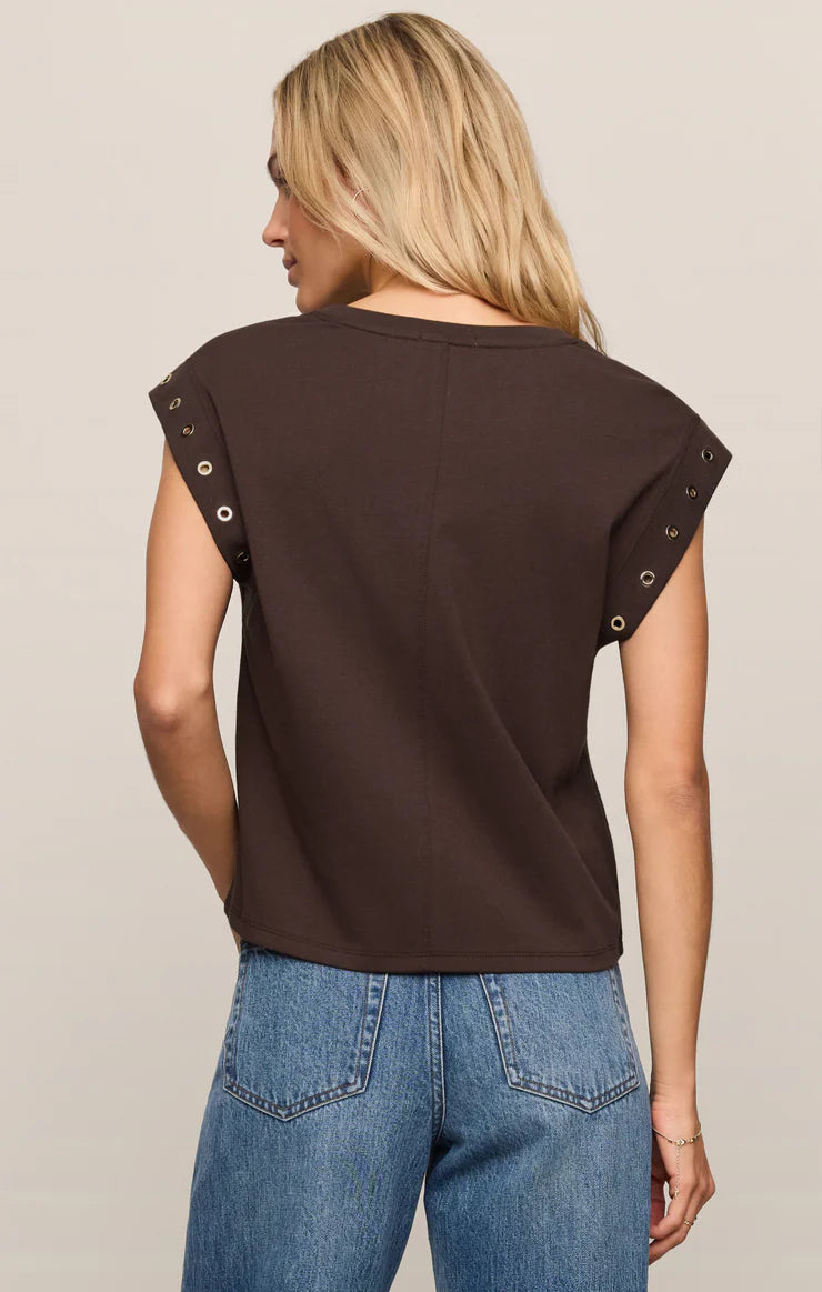 Z Supply Camino Grommet Muscle Tee