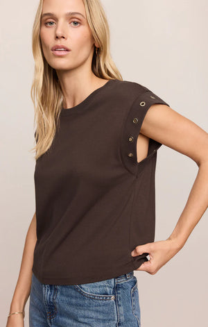 Z Supply Camino Grommet Muscle Tee