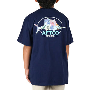 AFTCO MFG Boys Clothes Aftco Youth Summertime SS T-Shirt || David's Clothing