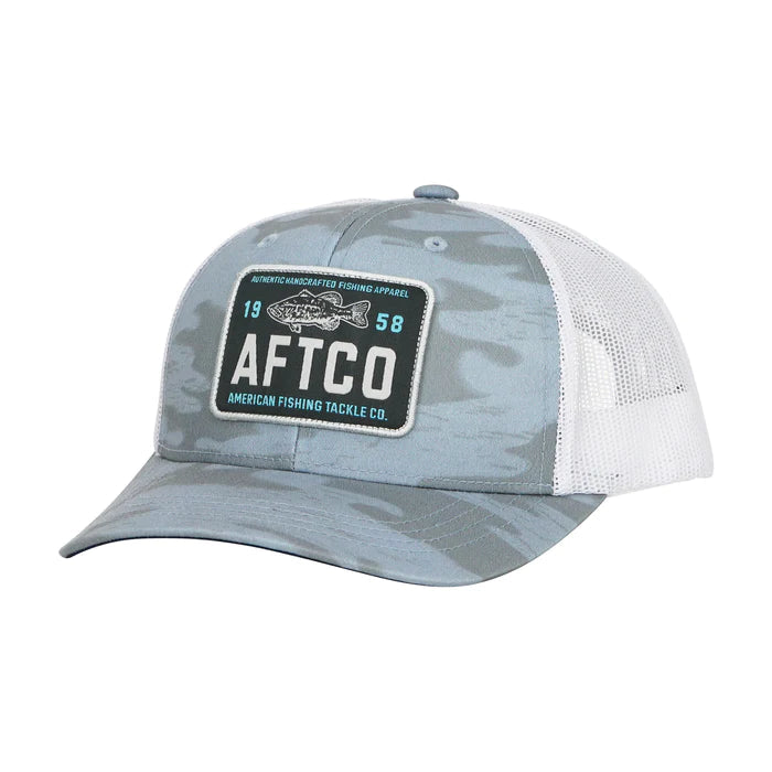 AFTCO MFG Men's Hats LIGHT GREY / one size Aftco Guided Low Profile Trucker Hat || David's Clothing MC1065LGBC
