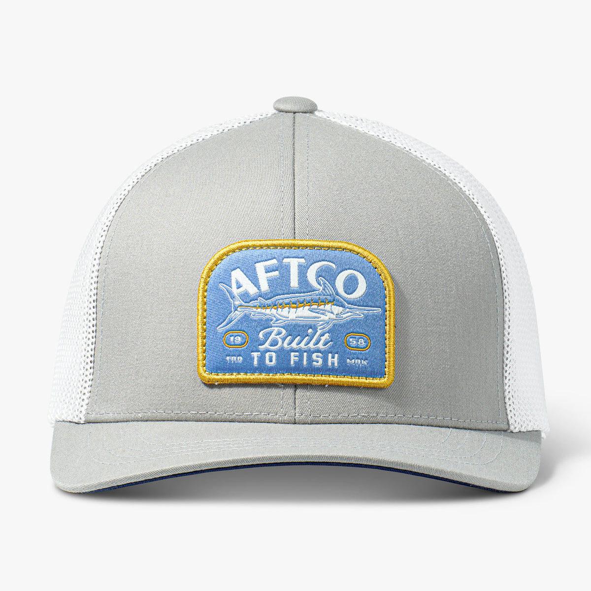 AFTCO MFG Men's Hats SILVER / OS Aftco Trilogy Trucker Hat MC1104SIL