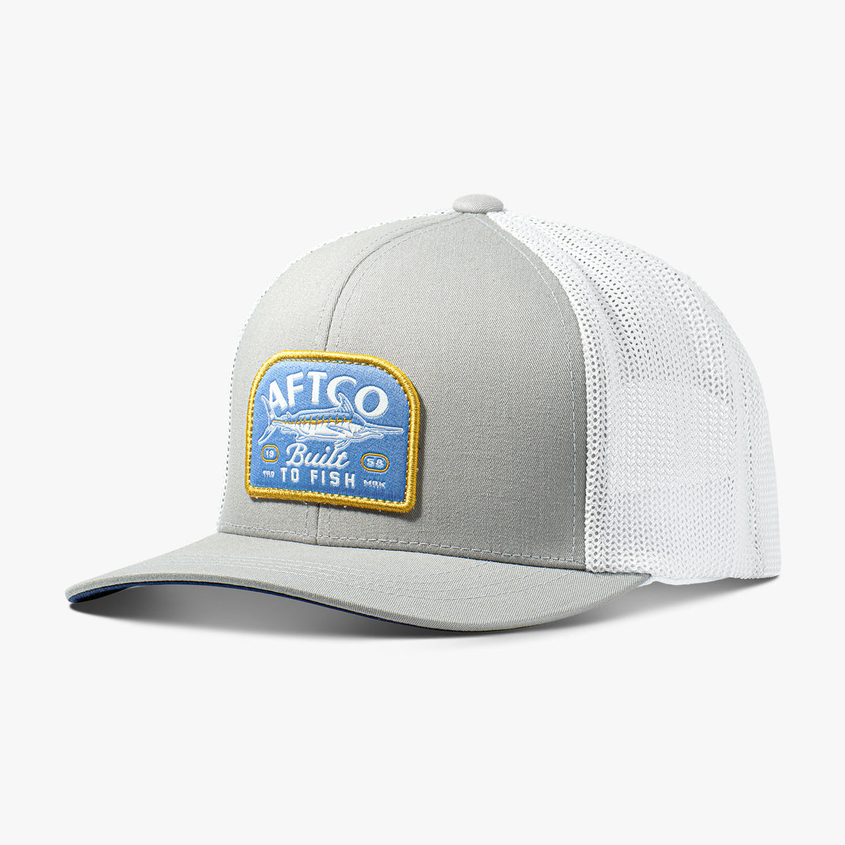 AFTCO MFG Men's Hats SILVER / OS Aftco Trilogy Trucker Hat MC1104SIL