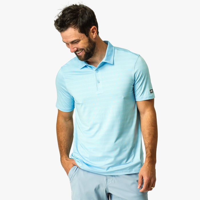 AFTCO MFG Men's Polo Aftco Link SS Performance Polo Shirt