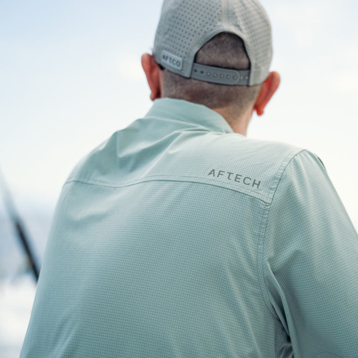 AFTCO MFG Men's Sport Shirt Aftco Air-O Mesh SS Button Down Shirt