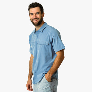 AFTCO MFG Men's Sport Shirt Aftco Air-O Mesh SS Button Down Shirt