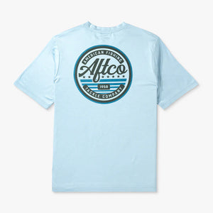 AFTCO MFG Men's Tees AIRY BLUE HTH / S Aftco United SS Sun Protection Shirt M60193ARBH