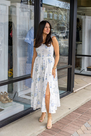 B.RIGHT + D.ARK Women's Dresses Floral Square Neck Midi Dress