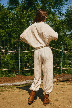 BUCKET LIST Women's Pants Camouflage Loose Fit Waist Banded Jogger Pants