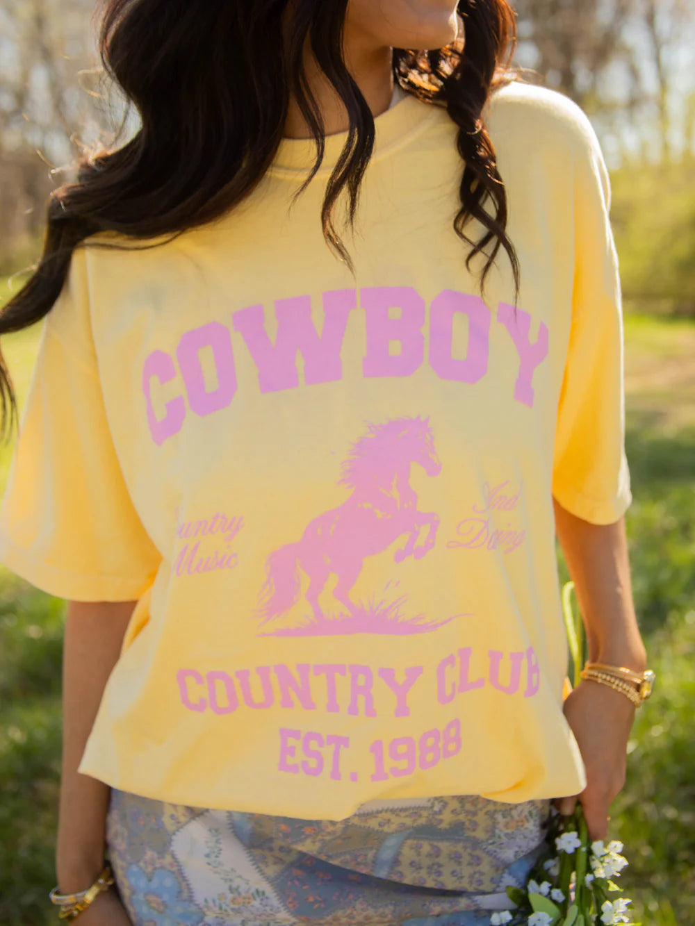 CHARLIE SOUTHERN Women's Tee Charlie Southern Cowboy Country Club Tee