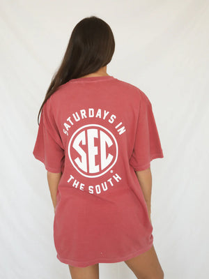 CHARLIE SOUTHERN Women's Tee Charlie Southern SEC Saturdays In The South Tee