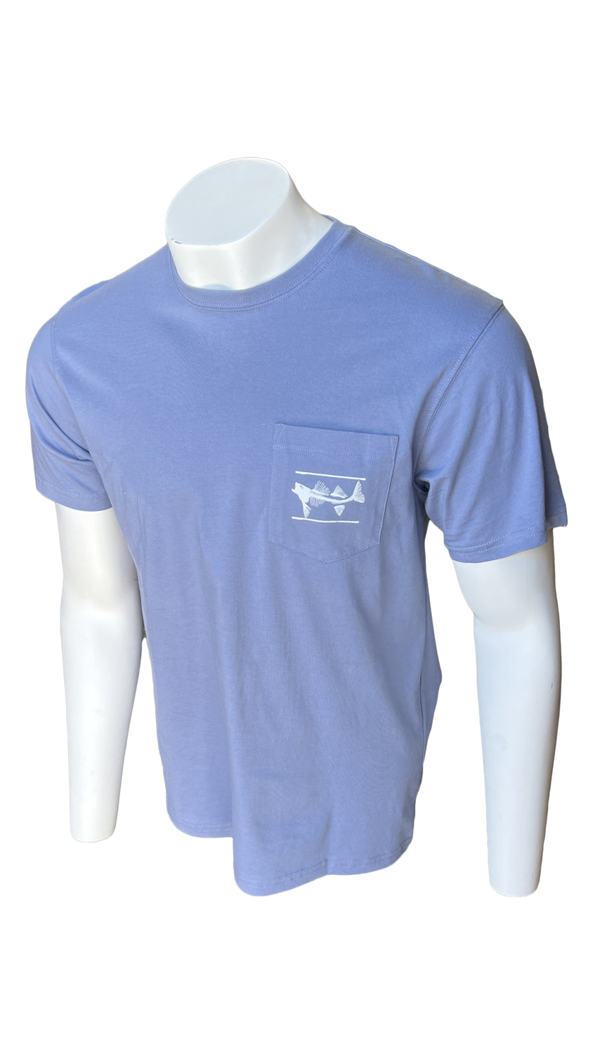 COASTAL COTTON Men's Tees WAKE BLUE / S Coastal Cotton Fly SS Tee || David's Clothing ITWBFLY