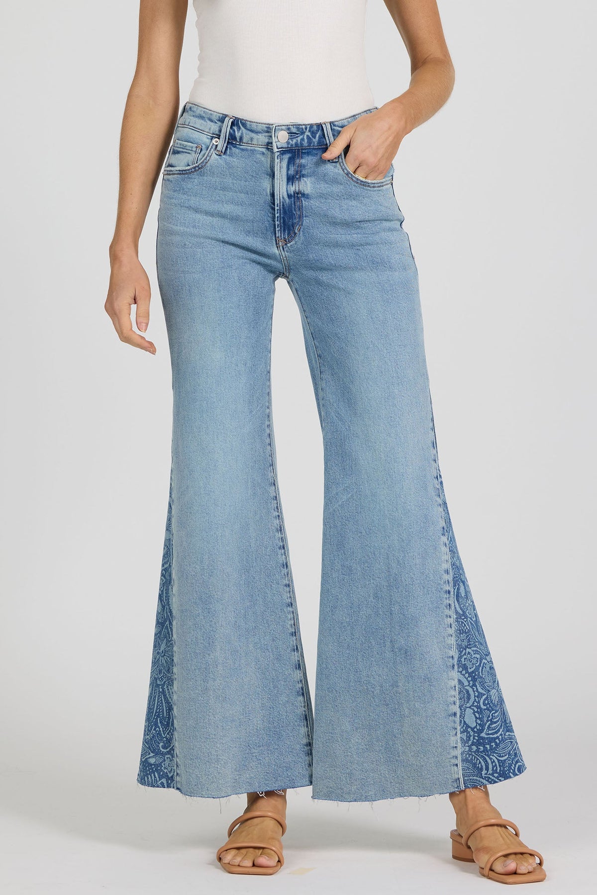 DEAR JOHN DENIM Women's Jeans Dear John Hendrix Contrast Leg Jeans