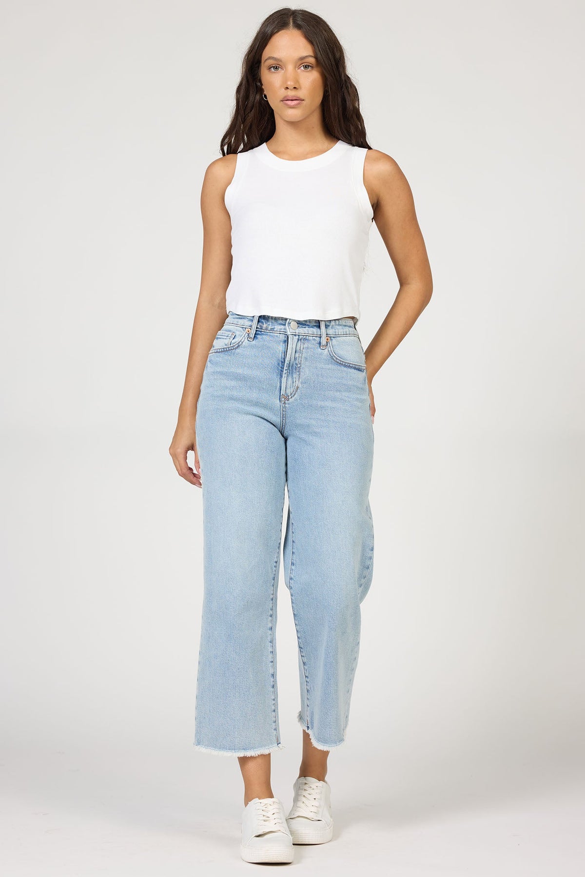 DEAR JOHN DENIM Women's Jeans Dear John Holly High Rise Raw Hem