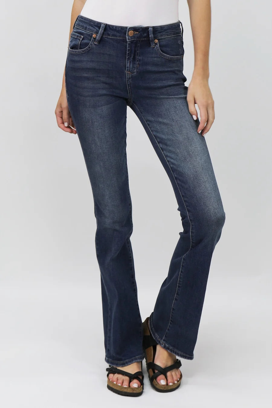 DEAR JOHN DENIM Women's Jeans Dear John Jaxtyn Mid Rise Bootcut Jean