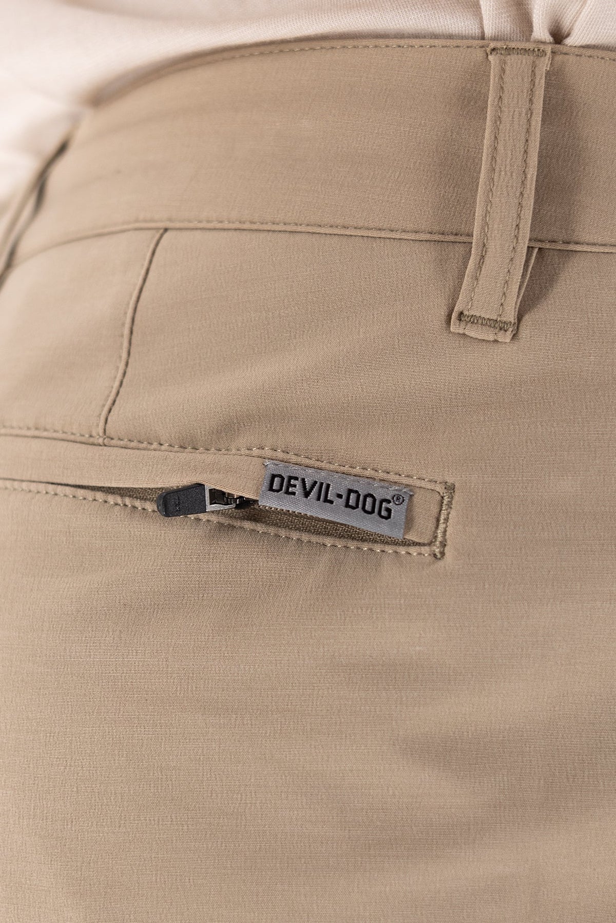DEVIL DOG Mens Shorts Devil Dog Hybrid Short 8" - Sand || David's Clothing