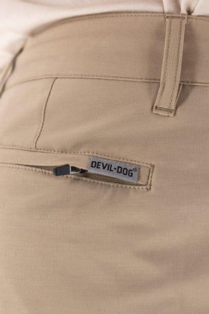 DEVIL DOG Mens Shorts Devil Dog Hybrid Short 8" - Sand || David's Clothing