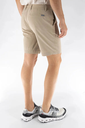 DEVIL DOG Mens Shorts Devil Dog Hybrid Short 8" - Sand || David's Clothing