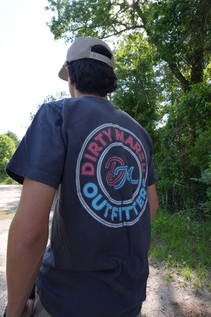 DIRTYMARSH Men's Tees Dirty Marsh Circle Neon