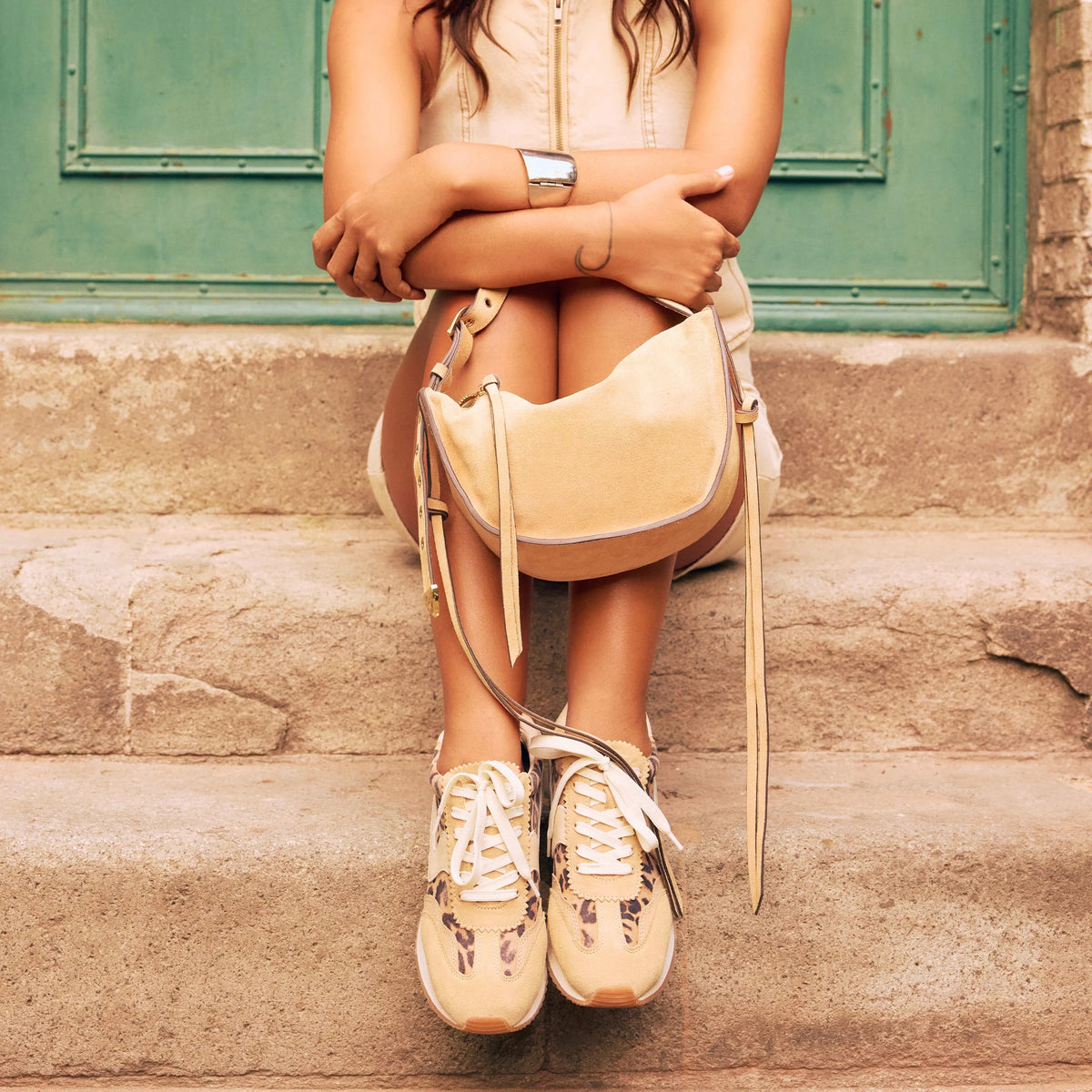 DOLCE VITA Women's Shoes Dolce Vita B.ntcd Sneakers Lt Leopard Suede || David's Clothing