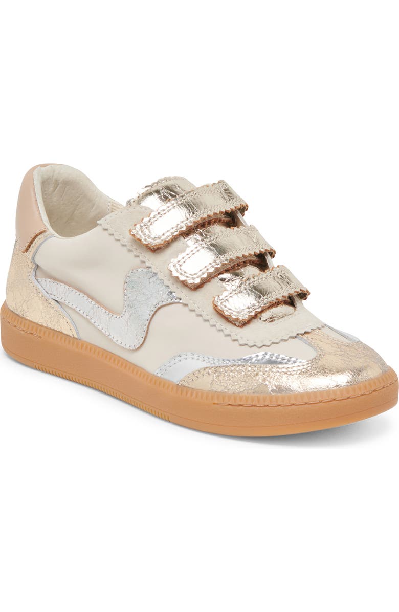 DOLCE VITA Women's Shoes Dolce Vita Notice Sneaker - Silver/Gold Distressed Leather || David's Clothing