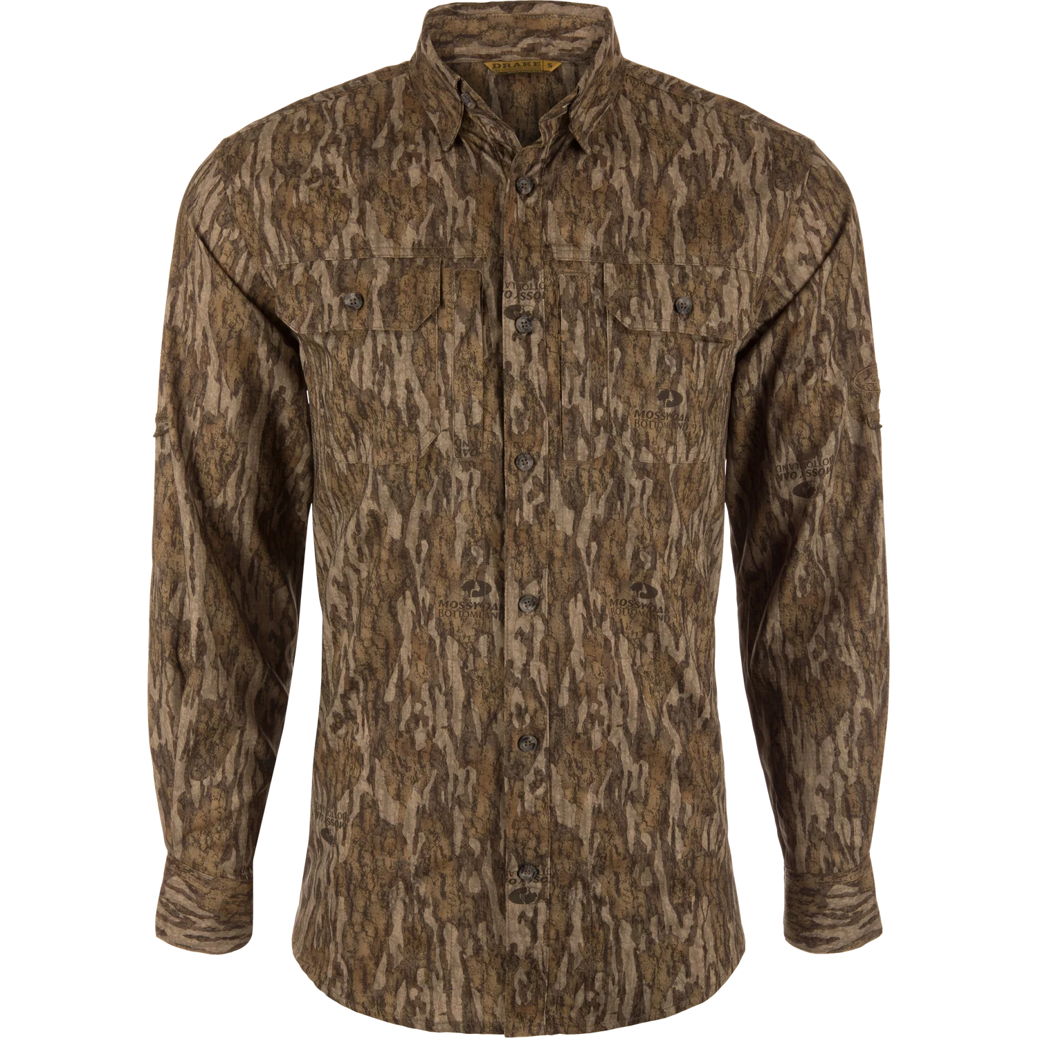 DRAKE CLOTHING CO. Men's Sport Shirt BOTTOMLAND / S Drake EST Wingshooter Trey Long Sleeve Shirt DW0093006