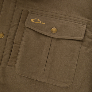 DRAKE CLOTHING CO. Men's Sport Shirt Delta Moleskin Shirt Jacket